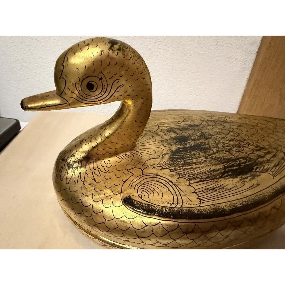 vintage lacquerware trinket boxes Ducks And Box